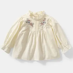 Baju Lengan Panjang Bayi Perempuan, Baju Katun Anak-anak, Baju Lengan Panjang Musim Semi dan Gugur