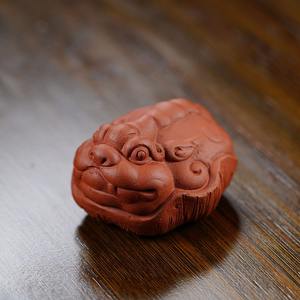 MSH Púrpura Arena Longevidad Melocotón Tetera Rana Té Adorno para mascotas Duan <span class=keywords><strong>Ni</strong></span> Juego de té pequeño - Product Image 2