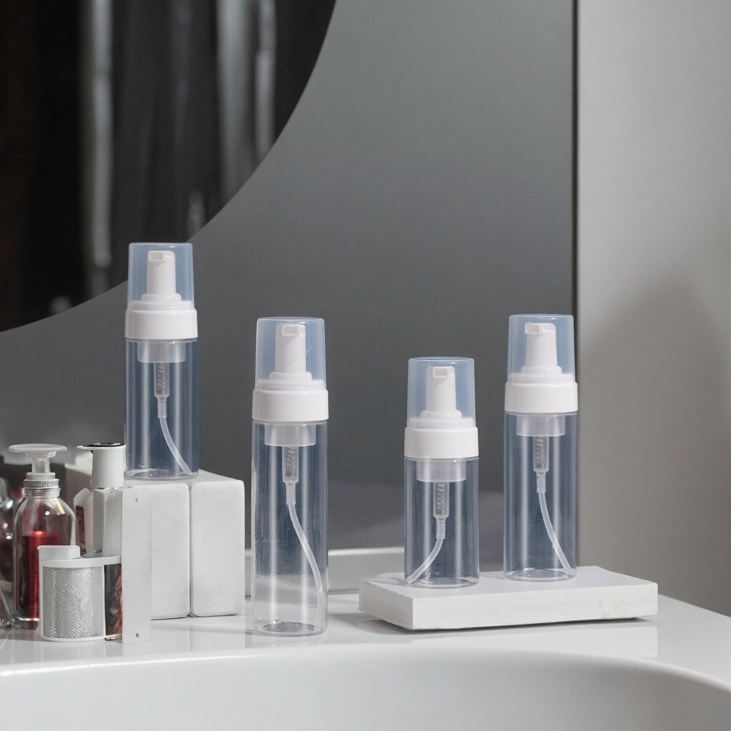 Stock 150ml PET No-Rinse Hand Sanitizer Dispensing Bottle Press Foam Cleansing Mousse Foam Minimum Order 100pcs
