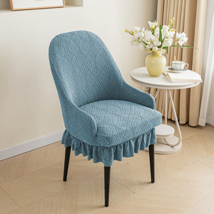 <span class=keywords><strong>Wingback</strong></span> Eetkamerstoel Hoezen Hoes Met Armen, Verwijder Wasbare Gebogen Rugstoelen Beschermhoes Voor Eetkamer - Product Image 3