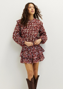 Ensemble veste <span class=keywords><strong>et</strong></span> jupe matelassée imprimée sur mesure pour femmes - Ensemble de costume de bureau à épaules bouffantes, directement de l'usine chinoise pour la vente en gros OEM/ODM - Product Image 6