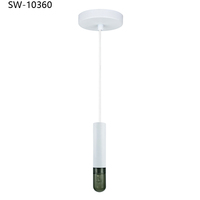 Lámparas Colgantes LED Decorativas Personalizadas de 220V con Bola de Plástico G9 para Comedor y Dormitorio