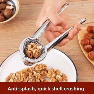 Pinza Manual para Romper Nueces con Diseño de Copa de Acero Inoxidable para Romper Pecanas y Nueces Fácilmente, Ahorra Esfuerzo - Product Image 2