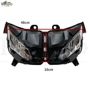KOLMIO-LAM - Conjunto de Faro Delantero para <span class=keywords><strong>Honda</strong></span> X-ADV750 2017-2020, Indicador de Iluminación Delantera, Accesorios para Motocicleta XADV750 XADV <span class=keywords><strong>750</strong></span> - Product Image 2
