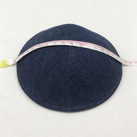 Pantalones vaqueros judíos hechos a mano Kippah Kippa Kipot Kipa Yarmulkes de alta calidad Yarmulka 5,9 pulgadas
