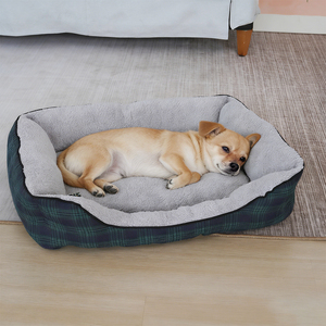 Hersteller Großhandel Benutzerdefiniertes Logo Kariertes Katzen- und Hundebett Haustierprodukte - Product Image 2