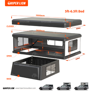 Camper Desplegable para Camioneta, Carcasa Rígida de Aluminio para Campamentos Todoterreno - Product Image 3