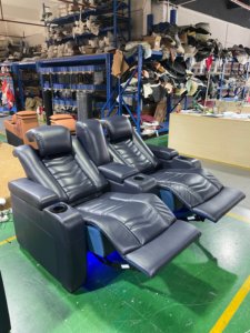 Sillón Reclinable Eléctrico de Lujo Moderno con Portavasos y Carga USB para Sala de Estar, Sofá, Muebles de Cine en Casa, Villa - Product Image 1