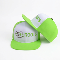 Casquette de baseball unisexe personnalisée légère et fluorescente à 6 panneaux en coton, style sportif, avec broderie 3D et impression par sublimation pour les commandes en gros