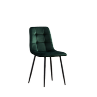 Chaise de salle à manger moderne en velours, vente en gros Chine, pour salon, chambre, bureau à domicile, usage extérieur, couleur personnalisée, design contemporain