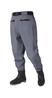 TOPIND Vente en gros Offre Spéciale Wader de taille en nylon avec bottes Simm Wader de taille pour la pêche