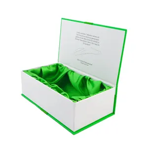 Lüks özel sıcak damgalama Logo şerit peruk hediye kutusu saç uzatma peruk manyetik hediye kutusu astar ambalaj kutusu peruk