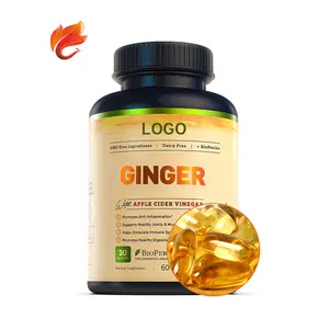 Natural Ginger Sweetsop Extract Heart Improve 500Mg 1000Mg Supplement Soft Capsules