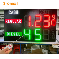 Module LED à 7 segments, écran de prix de carburant numérique de 12, 16, 18, 24 pouces, télécommande RF, panneau de signalisation des prix