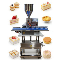 Machine à injecter la crème pour gâteaux ZD200E-A avec écran tactile LED et fonction d'aspiration automatique, équipement pour la production de crème glacée et de cupcakes