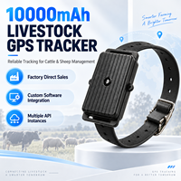 Traceur GPS d'usine pour la gestion des exploitations d'élevage (bovins, ovins, équins) – Collier étanche avec suivi longue portée 10000 mAh