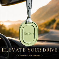 Diffuseur de parfum suspendu en gypse de luxe TopOne avec logo personnalisé pour voiture et maison, parfum longue durée et élimination des odeurs