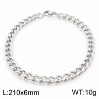 Cadena Cubana de Miami, Chapada en Oro de 18K, Acero Inoxidable 316L, Pulseras de Eslabones Estilo Hip Hop para Hombre y Mujer