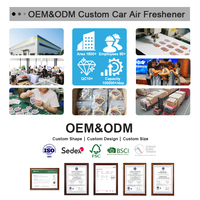 Fabricant en gros de désodorisants parfumés personnalisés, forme unique, logo coloré, pour l'ambiance des hôtels et des spas, OEM ODM