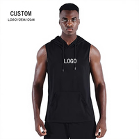 Camiseta Deportiva de Malla de Secado Rápido con Logotipo Personalizado para Hombre, Camiseta sin Mangas para Gimnasio, Fitness, Entrenamiento