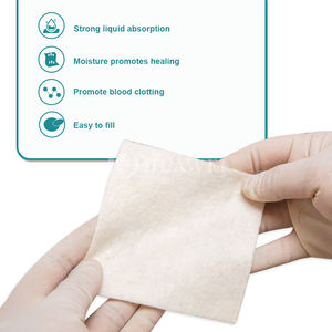 Medicazione per Ferite in Alginato di Calcio, Cerotti 4'' X 4'', Garza Morbida e Altamente Assorbente, Imbottitura Antiadesiva, Campione Gratuito - Product Image 5