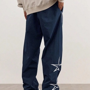 ชุดวอร์มผ้าแคนวาสลำลองแบบพรีเมียมสำหรับผู้ชาย เอวกลาง เหมาะสำหรับการออกกำลังกายที่ยิม - Product Image 4