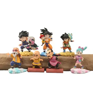 (All'ingrosso) 7 pz/set 9cm DBZ Ball Dragon goku plastic Figure Doll PVC Figure Toys for Gift