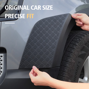 <span class=keywords><strong>Film</strong></span> anti-rayures texturé noir brillant 9 pièces pour la coque de rétroviseur latéral de voiture pour Land Rover Defender 90 - Product Image 4