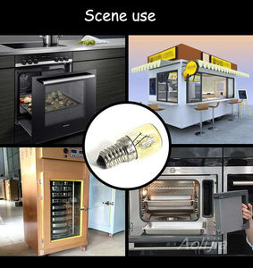 Lampe <span class=keywords><strong>LED</strong></span> pour <span class=keywords><strong>four</strong></span> et barbecue, homologuée CUL, résistante aux hautes températures (300°C), facile à installer, 67 mm, 12-24V/110-220V - Product Image 4