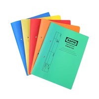 Carpeta de Archivo con Resorte de PVC A4, Carpeta Ejecutiva con Clip de Resorte de Plástico, Organizador de Documentos de Oficina Colorido para la Escuela y Negocios