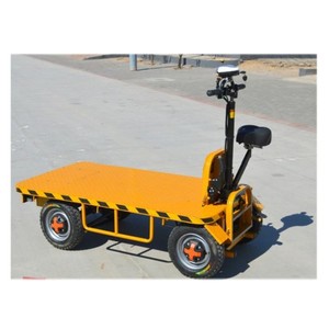 China Logistics Electric <b>Flat</b> Car/Electric <b>Trolley</b> Electric <b>Flat</b> <b>Trolley</b> With Seat for Cargo Carrier - Product Image 5
