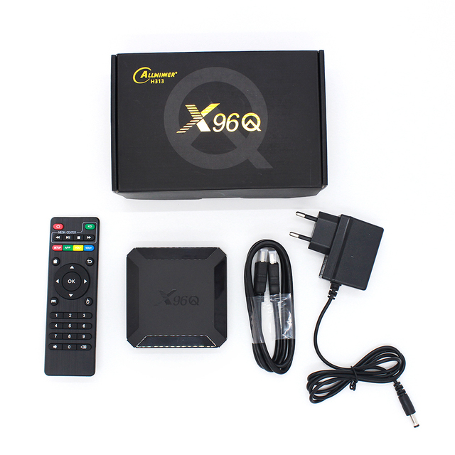 Hottest New Model X96Q Allwinner H313 Smart Tv Box 4K Android 10.0 Tv Box Android