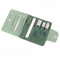 Kit d'outils de manucure et pédicure professionnels portables et durables, 4/10 pièces, en acier au carbone de qualité supérieure, avec boîte pour coupe-ongles
