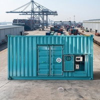 Groupe électrogène diesel 800 kVA 640 kW triphasé avec contrôleur Deepsea, groupe électrogène insonorisé industriel pour utilisation portuaire ATS