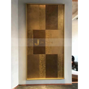 J389 alto nivel 201 304 316 placa de acero inoxidable hoja decorativa de acero inoxidable cepillado para revestimiento de paredes - Product Image 3