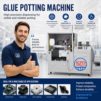 Máquina Dispensadora de Pegamento de Alta Precisión con Dos Recipientes para Electrónica, Compatible con Pegamento Termofusible AB y Silicona, Ideal para Pequeñas Empresas