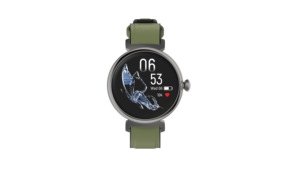 DM70 <span class=keywords><strong>Montre</strong></span> connectée pour femme, la plus petite, 1,04'' AMOLED, avec rappel de cycle et suivi de santé, modèle OEM d'usine. - Product Image 3