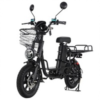 Vélo électrique de livraison de style russe, moteur de moyeu arrière 500-1200W, vélo cargo robuste