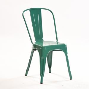 เก้าอี้รับประทานอาหารกรอบโลหะสีดำสำหรับร้า<span class=keywords><strong>น</strong></span>อาหารสวนกลางแจ้ง - Product Image 5