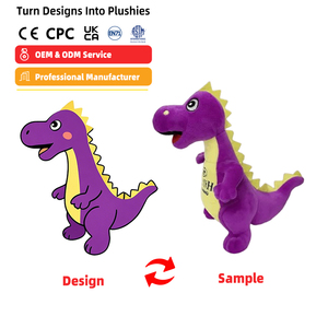 Peluche <span class=keywords><strong>Dragon</strong></span> de Haute Qualité, Design Animal, Jouets en Peluche Personnalisés - Product Image 1