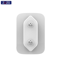 Adaptateur de voyage ignifuge ZUZG personnalisé OEM 20W PD+QC3.0 à charge rapide, double port USB Type-C, prise EU, 100-240V, CE/FCC