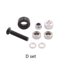OX CNC poulie d'imprimante 3d petit Kit de roue en V Mini pour fente de Rail diamètre solide 16mm
