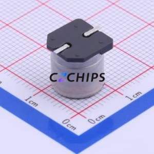 Condensateur électrolytique en aluminium SMD EEEHA1C471P, SMD, D10xL10.2mm 470uF 20% 16V 340mA-120Hz - Product Image 2