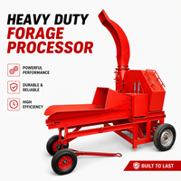 Broyeur d'ensilage haute capacité 9Z-15A, capacité de 10-15 T/H, hacheuse d'herbe robuste pour élevage bovin