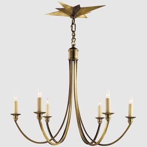 Mỹ công nghiệp đèn cổ điển Retro trần mặt dây đèn Đèn cổ điển nến Đèn chùm sang trọng cho phòng khách - Product Image 2