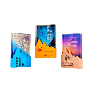 ELOR Custom Clear Square Crystal Trophy für das Jahres treffen des Unternehmens, poliert für Abschluss anlässe Sport-Souvenir - Product Image 5