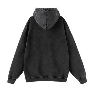 Nuova Felpa con Cappuccio Autunnale Stile <span class=keywords><strong>Hip</strong></span>-hop Lavata, Design Vintage con Stampa di Band <span class=keywords><strong>Rap</strong></span>/Rock, Felpa a Maniche Lunghe da Uomo - Product Image 4