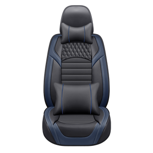 أغطية مقاعد سيارات مخصصة من الجلد الصناعي المقاوم للماء، طقم كامل عالمي فاخر من 8 قطع لوسائد مقاعد السيارات - Product Image 5