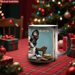 Frosted Black 11oz Ceramic Heat Activated Mug <b>Easter</b> Holiday Novelty <b>Cup</b> - Product Image 2