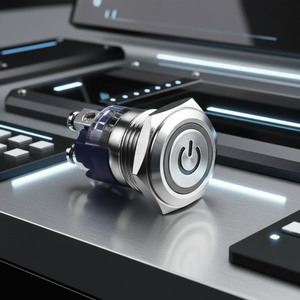 Interruptor de Botón Pulsador LED Jess 1NO IP67 24V 250V, Acero Inoxidable, Terminal de 16A, 50000 Ciclos de Vida Útil - Product Image 6